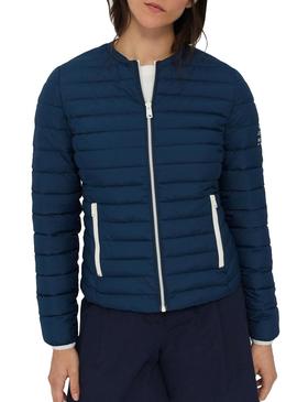 Chaqueta Ecoalf Usuahia Reversible Marino Mujer