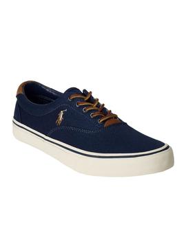 Zapatillas Polo Ralph Lauren Thorthon Azul Hombre