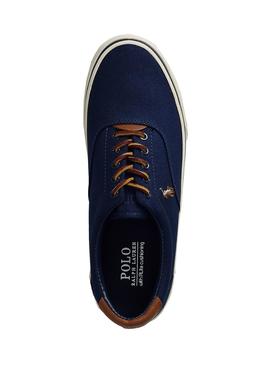 Zapatillas Polo Ralph Lauren Thorthon Azul Hombre