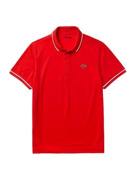 Polo Lacoste Sport Tenis Rojo Para Hombre