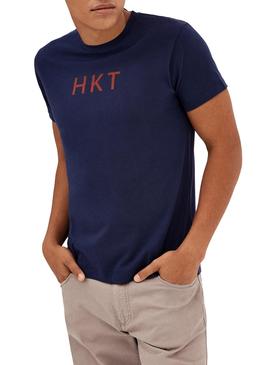 Camiseta Hackett Basic Azul para Hombre