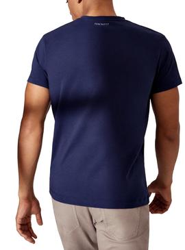Camiseta Hackett Basic Azul para Hombre
