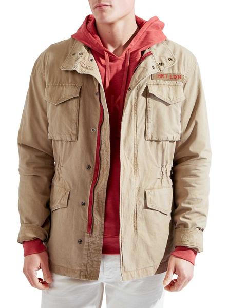 Hackett Sahariana Beige Hombre