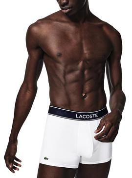 Pack 3 Boxers Lacoste Cortos Casual Para Hombre