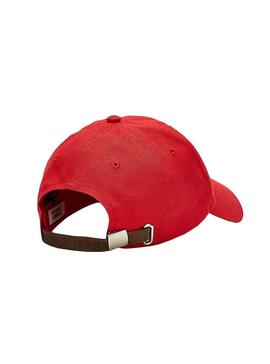 Gorra Tommy Jeans Heritage Rojo Para Hombre