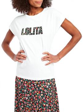Camiseta Naf Naf Lolita Beige Para Mujer