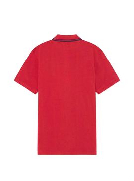 Polo Hackett Contrast Rojo para Hombre