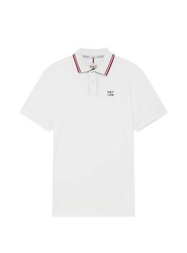 Polo Hackett Contrast Blanco para Hombre