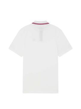 Polo Hackett Contrast Blanco para Hombre