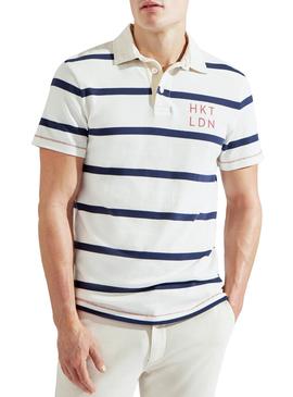 Polo Hackett Rugby Stripes para Hombre