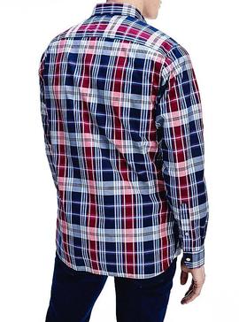 Camisa Tommy Hilfiger Midscale Azul para Hombre