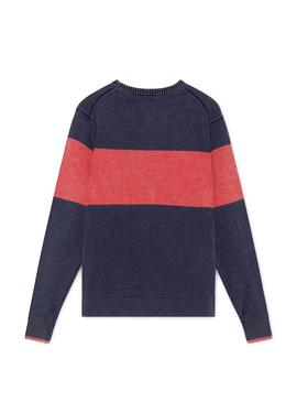 Jersey Hackett Block Stripe Azul para Hombre