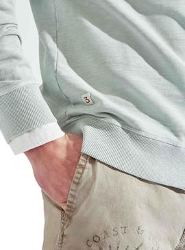 Sudadera Hackett Basic Verde para Hombre