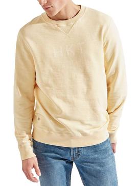 Sudadera Hackett Basic Amarillo para Hombre