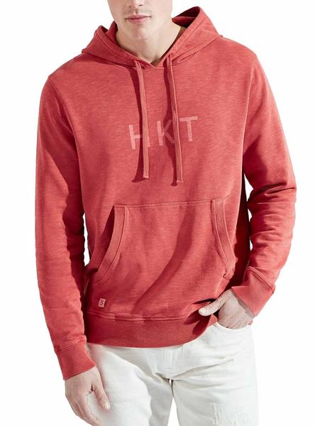 Sudadera Hackett Basic Rojo para Hombre