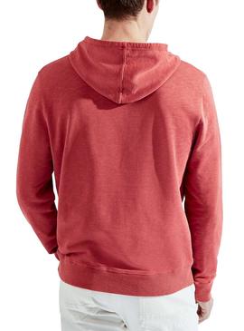 Sudadera Hackett Hoody Rojo para Hombre