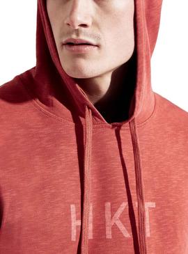 Sudadera Hackett Hoody Rojo para Hombre