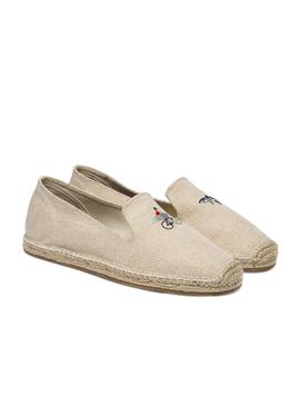 Alpargatas Hackett Surf Beige para Hombre