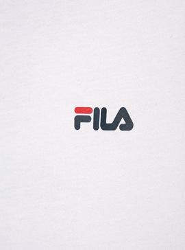 Camiseta Fila Tarlo Blanco Para Niño y Niña