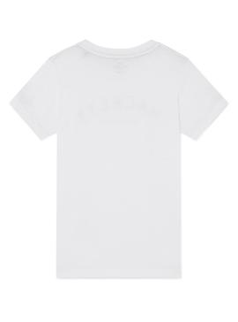 Camiseta Hackett Logo Blanco Para Niño
