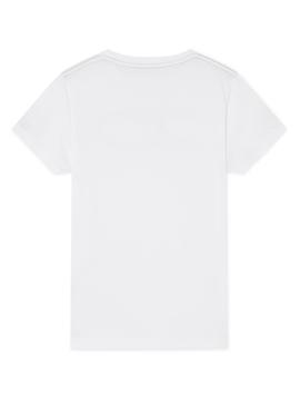 Camiseta Hackett Sailing Logo Blanco Para Niño