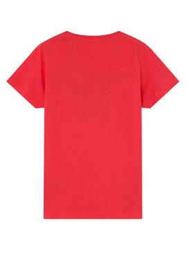 Camiseta Hackett Logo H Rojo Para Niño