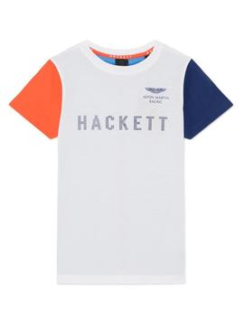 Camiseta Hackett AMR Multicolor Para Niño