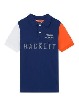 Polo Hackett AMR Multicolor Para Niño