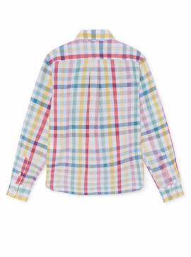 Camisa Hackett Cuadros Multicolor Para Niño