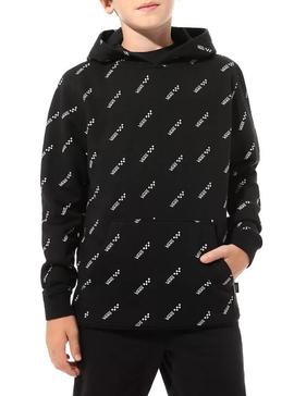 Sudadera Vans Repeat Negra Para Niño