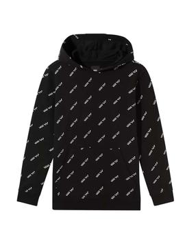 Sudadera Vans Repeat Negra Para Niño