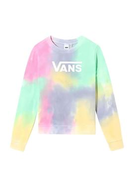 Sudadera Vans Aura Wash Multicolor Para Niña