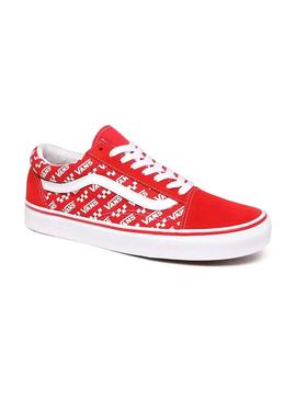 Zapatillas Vans UY Old Skool Rojo Niño y Niña