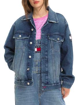 Cazadora Vaquera Tommy Jeans Oversize SYDNM Mujer