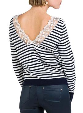 Jersey Naf Naf Espalda Abierta Para Mujer