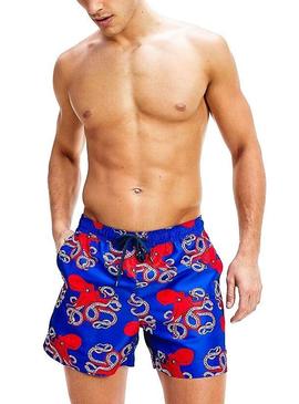 Bañador Tommy Hilfiger Octopus Azul para Hombre