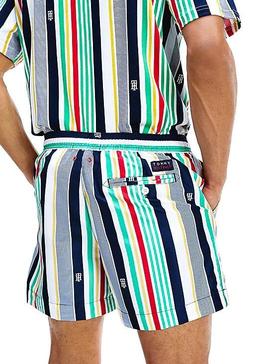 Bañador Tommy Hilfiger Stripes Multi Hombre