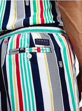 Bañador Tommy Hilfiger Stripes Multi Hombre