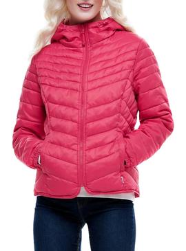 Chaqueta Only Demi Hooded Rosa Mujer