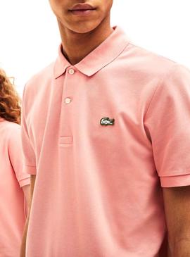 Polo Lacoste Live Unisex Stretch Rosa