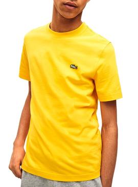 Camiseta Lacoste Live Unisex Amarillo