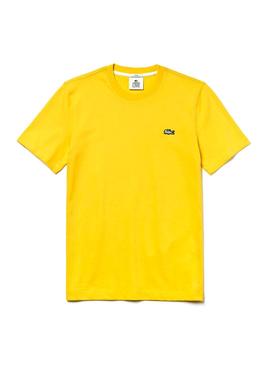 Camiseta Lacoste Live Unisex Amarillo