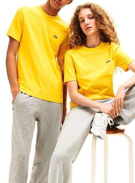 Camiseta Lacoste Live Unisex Amarillo