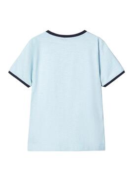 Camiseta Name It Tur Celeste para Niño