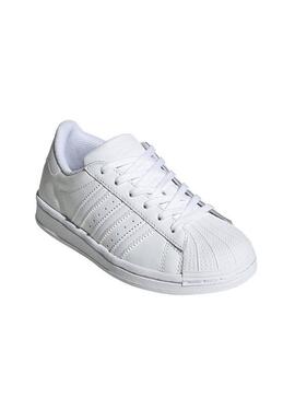 Zapatillas Adidas Kids Superstar Blanco Niño y Niña