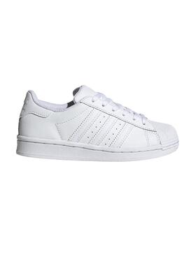 Zapatillas Adidas Kids Superstar Blanco Niño y Niña
