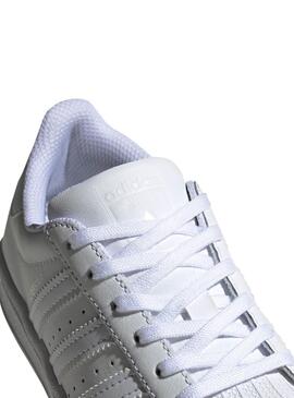 Zapatillas Adidas Kids Superstar Blanco Niño y Niña