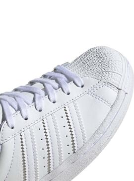 Zapatillas Adidas Kids Superstar Blanco Niño y Niña