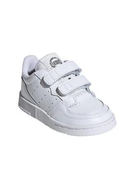 Zapatillas Adidas Supercourt Blanco Niño y Niña