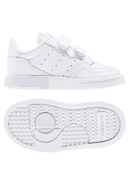 Zapatillas Adidas Supercourt Blanco Niño y Niña